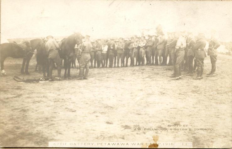 67th Battery, Petawawa Camp, 1916