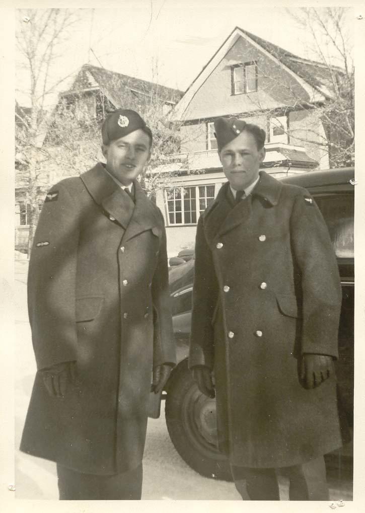 Claude and Glenwood Senton - Regina Sask 1942