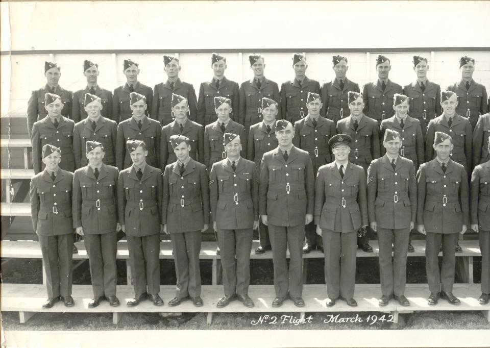 Flight Training, Manning Depot, March, 1942, left side