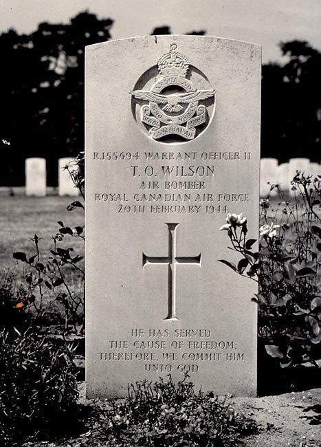 Thomas Orval Wilson's gravestone