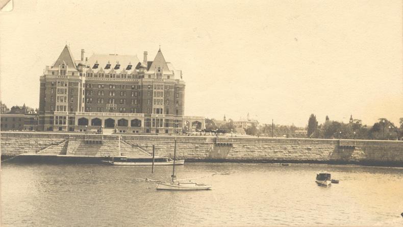 The Empress Hotel
Victoria, B.C.
Front only