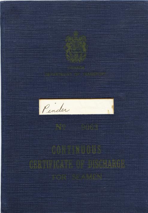 Pinder. Discharge certificate