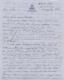 Page 1 of WWII letter of 1941-08-19 from Lt. Robert Hampton Gray, VC, DSC 